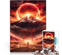 Puzzles for Adults 2000 Puzzles Japanese Desert Firestorm Made of cardboard,for age 14+ Home art decoration It is ideal as a gift for the whole family。size:70x100cm/27.5x39.3inch