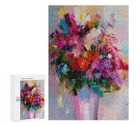 Puzzles for Adults 300 PCS Bouquet of Emotions Jigsaw for Teenagerss Pattern Assembly Parent-child Interaction Beautiful Design Game 300 PCS