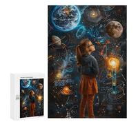 Puzzles for Adults 300 PCS Child Exploring Space Puzzles for Teenagers Staycation Kill Time Help The Brain Exercise Unique Birthday And Xmas Gifts 300 PCS