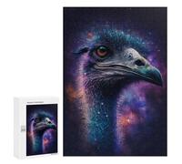 Puzzles for Adults 300 PCS Cosmic Emu Portrait-12 Jigsaw for Teenagerss Pattern Assembly Parent-child Interaction Beautiful Design Game 300 PCS