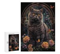 Puzzles for Adults 300 PCS Exotic Shorthair Puzzles for Adults Family Games Stress Reliever Unique Birthday And Xmas Gifts 300 PCS