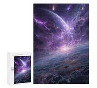 Puzzles for Adults 300 PCS Galactic Stormscape Puzzle For Teenagers Improve Memory Challenging To Complete Challenging Family Fun Game 300 PCS