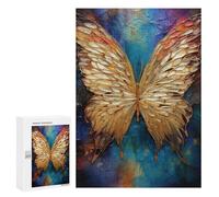 Puzzles for Adults 300 PCS Gold Butterfly Puzzles for Adults Hands-on Game But Fun And Humorous Christmas Birthday Gifts 300 PCS