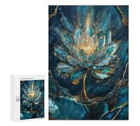 Puzzles for Adults 300 PCS Golden Blossom of Enlightenment Art Jigsaws for Adults Relaxing Games Enhance Memory Unique Birthday And Xmas Gifts 300 PCS