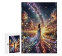Puzzles for Adults 300 PCS Magic of The Sky Jigsaw for Teenagerss Pattern Assembly Parent-child Interaction Beautiful Design Game 300 PCS
