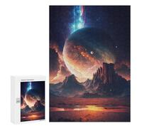 Puzzles for Adults 300 PCS Mars A Fiery Planet Jigsaw for Adults Relaxing Games Analysis And Logic Unique Birthday And Xmas Gifts 300 PCS