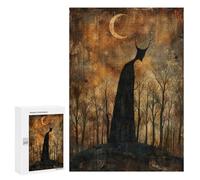 Puzzles for Adults 300 PCS Moonlit Sentinel Jigsaws for Adults Relaxing Games Enhance Memory Unique Birthday And Xmas Gifts 300 PCS