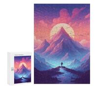 Puzzles for Adults 300 PCS Mount Everest Nepal Jigsaw Puzzles for Teenagerss Stress Reliever Educational Challenge Christmas Birthday Gifts 300 PCS