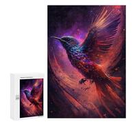 Puzzles for Adults 300 PCS Mystical Galaxy Bird Jigsaws for Adults Relaxing Games Enhance Memory Unique Birthday And Xmas Gifts 300 PCS
