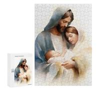 Puzzles for Adults 300 PCS Nativity Scene - Baby Jesus, Mary & Josef Jigsaw for Adults Relaxing Games Analysis And Logic Unique Birthday And Xmas Gifts 300 PCS