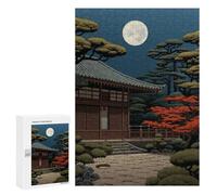 Puzzles for Adults 300 PCS Night Dojo Painting Jigsaw for Adults Relaxing Games Analysis And Logic Unique Birthday And Xmas Gifts 300 PCS