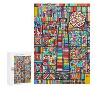 Puzzles for Adults 300 PCS One World Trade Center NYC Jigsaws for Adults Relaxing Games Enhance Memory Unique Birthday And Xmas Gifts 300 PCS