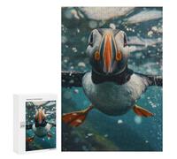 Puzzles for Adults 300 PCS Puzzles Atlantic Puffin Puzzles for Adults Toy Wall Decor Difficult Hard Help The Brain Exercise 300 PCS