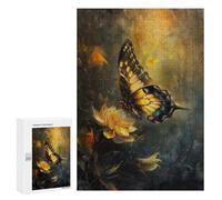 Puzzles for Adults 300 PCS Puzzles Butterfly Flower Magical Puzzles for Adults Brain Teaser Game Perfect Decoration Deal As Gifts for The Whole Family 300 PCS