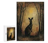 Puzzles for Adults 300 PCS Puzzles Desolate Kangaroo Puzzles for Adults Toy Wall Decor Difficult Hard Help The Brain Exercise 300 PCS