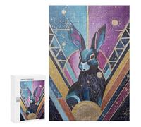 Puzzles for Adults 300 PCS Puzzles Eclipse Rabbit Puzzles for Adults Brain Teaser Game Perfect Decoration Deal As Gifts for The Whole Family 300 PCS