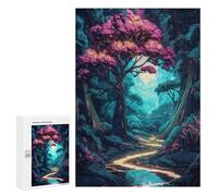 Puzzles for Adults 300 PCS Puzzles Enchanted Forest Path Puzzles for Adults Family Game Presents for Women for Birthday, Chrismas 300 PCS