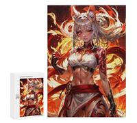Puzzles for Adults 300 PCS Puzzles Female Kitsune Brawler Adult Jigsaw Anti-Stress Toys Analysis And Logic Unique Birthday And Gifts 300 PCS