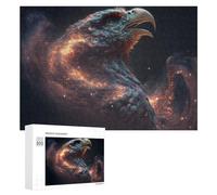 Puzzles for Adults 300 PCS Puzzles Galactic Eagle Cosmic Artwork Jigsaws for Adults Family Games But Fun And Humorous for Birthday, Chrismas 300 PCS