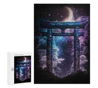 Puzzles for Adults 300 PCS Puzzles Galactic Torii Gateway -2 Puzzles for Adults Brain Teaser Game Perfect Decoration Deal As Gifts for The Whole Family 300 PCS