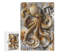 Puzzles for Adults 300 PCS Puzzles Golden Octopus Elegance Puzzles for Adults Brain Teaser Game Perfect Decoration Deal As Gifts for The Whole Family 300 PCS