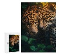 Puzzles for Adults 300 PCS Puzzles Jaguar Love Romance Hug Jigsaws for Adults Family Games Difficult Hard Deal As Gifts for The Whole Family 300 PCS