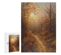 Puzzles for Adults 300 PCS Puzzles Light Through Branches Jigsaws for Adults Family Games Difficult Hard Deal As Gifts for The Whole Family 300 PCS