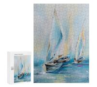 Puzzles for Adults 300 PCS Puzzles Morning Regatta Puzzles for Adults Brain Teaser Game Perfect Decoration Deal As Gifts for The Whole Family 300 PCS