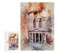 Puzzles for Adults 300 PCS Puzzles Petra Treasury Puzzles for Adults Family Game Presents for Women for Birthday, Chrismas 300 PCS