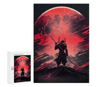 Puzzles for Adults 300 PCS Puzzles Samurai Moonlit Journey -2 Puzzles for Adults Brain Teaser Game Perfect Decoration Deal As Gifts for The Whole Family 300 PCS