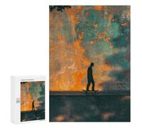 Puzzles for Adults 300 PCS Puzzles Skateboarders Twilight Puzzles for Adults Brain Teaser Game Perfect Decoration Deal As Gifts for The Whole Family 300 PCS