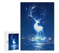 Puzzles for Adults 300 PCS Puzzles Spirit Deer Puzzles for Adults Toy Wall Decor Difficult Hard Help The Brain Exercise 300 PCS