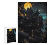 Puzzles for Adults 300 PCS Puzzles Spooky in The Forest Jigsaws for Adults Family Games Difficult Hard Deal As Gifts for The Whole Family 300 PCS