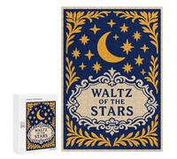 Puzzles for Adults 300 PCS Puzzles Waltz of The Stars Illustration Puzzles for Adults Brain Teaser Game Perfect Decoration Deal As Gifts for The Whole Family 300 PCS