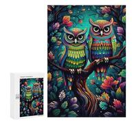 Puzzles for Adults 300 PCS Puzzles What A Hoot Puzzles for Adults Toy Wall Decor Difficult Hard Help The Brain Exercise 300 PCS