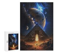 Puzzles for Adults 300 PCS Pyramid Portal to Another World Puzzles for Adults Hands-on Game But Fun And Humorous Christmas Birthday Gifts 300 PCS