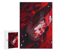 Puzzles for Adults 300 PCS Red Dragon's Eye Puzzle for Adults Family Games Hand Speed Race Unique Birthday And Xmas Gifts 300 PCS