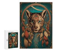 Puzzles for Adults 300 PCS Sacred Spirit Cats Mystical Artwork Puzzles for Adults Hands-on Game But Fun And Humorous Christmas Birthday Gifts 300 PCS