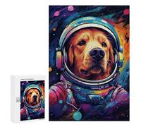 Puzzles for Adults 300 PCS Space Dog Adventure-222 Puzzles for Teenagers Staycation Kill Time Help The Brain Exercise Unique Birthday And Xmas Gifts 300 PCS