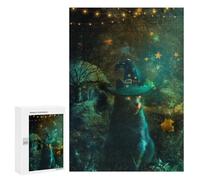 Puzzles for Adults 300 PCS Sweet But Spooky Jigsaw for Adults Relaxing Games Analysis And Logic Unique Birthday And Xmas Gifts 300 PCS