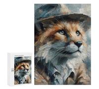 Puzzles for Adults 300 PCS The Day Sherlock Turned Into A Fox Jigsaw for Adults Relaxing Games Analysis And Logic Unique Birthday And Xmas Gifts 300 PCS