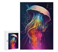 Puzzles for Adults 300 PCS The Mysterious Jellyfish 3 Jigsaw for Adults Relaxing Games Analysis And Logic Unique Birthday And Xmas Gifts 300 PCS