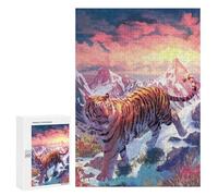 Puzzles for Adults 300 PCS Tiger Mountain Jigsaws for Adults Relaxing Games Enhance Memory Unique Birthday And Xmas Gifts 300 PCS