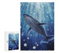 Puzzles for Adults 300 PCS Whale Watching Underwater Jigsaw Puzzles for Adults But Fun And Humorous for Birthday, Chrismas Christmas Birthday Gifts 300 PCS