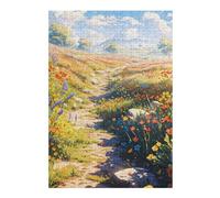 Puzzles for Adults 38x26cm/1000pcs Colorful Path Jigsaws for Adults Brain Teaser Game Difficult Hard Challenging Game Gifts 38x26cm/1000pcs