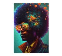 Puzzles for Adults 38x26cm/1000pcs Colorful Thoughts Puzzle for Adults Brain Teaser Game Improve Memory Fun at Home Activities, 38x26cm/1000pcs