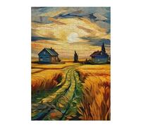 Puzzles for Adults 38x26cm/1000pcs Harvest Season Puzzle for Adults Brain Teaser Game Improve Memory Fun at Home Activities, 38x26cm/1000pcs