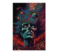 Puzzles for Adults 38x26cm/1000pcs Horror Portrait Puzzles for Adults Brain Teaser Game Perfect Decoration Unique Birthday And Xmas Gifts 38x26cm/1000pcs