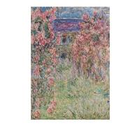 Puzzles for Adults 38x26cm/1000pcs House Among The Roses Puzzle for Adults Brain Teaser Game Improve Memory Fun at Home Activities, 38x26cm/1000pcs
