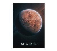 Puzzles for Adults 38x26cm/1000pcs Planet Mars in Space Puzzle for Adults Brain Teaser Game Improve Memory Fun at Home Activities, 38x26cm/1000pcs